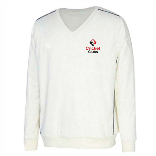 Cricket Full Sleeve Sweater White